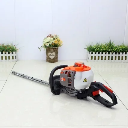 

Hedge Trimmer Double Blade Gasoline Powered Two Stroke Gardening Tools 22.5cc 0.75KW Pruning Shears Brush Cutter