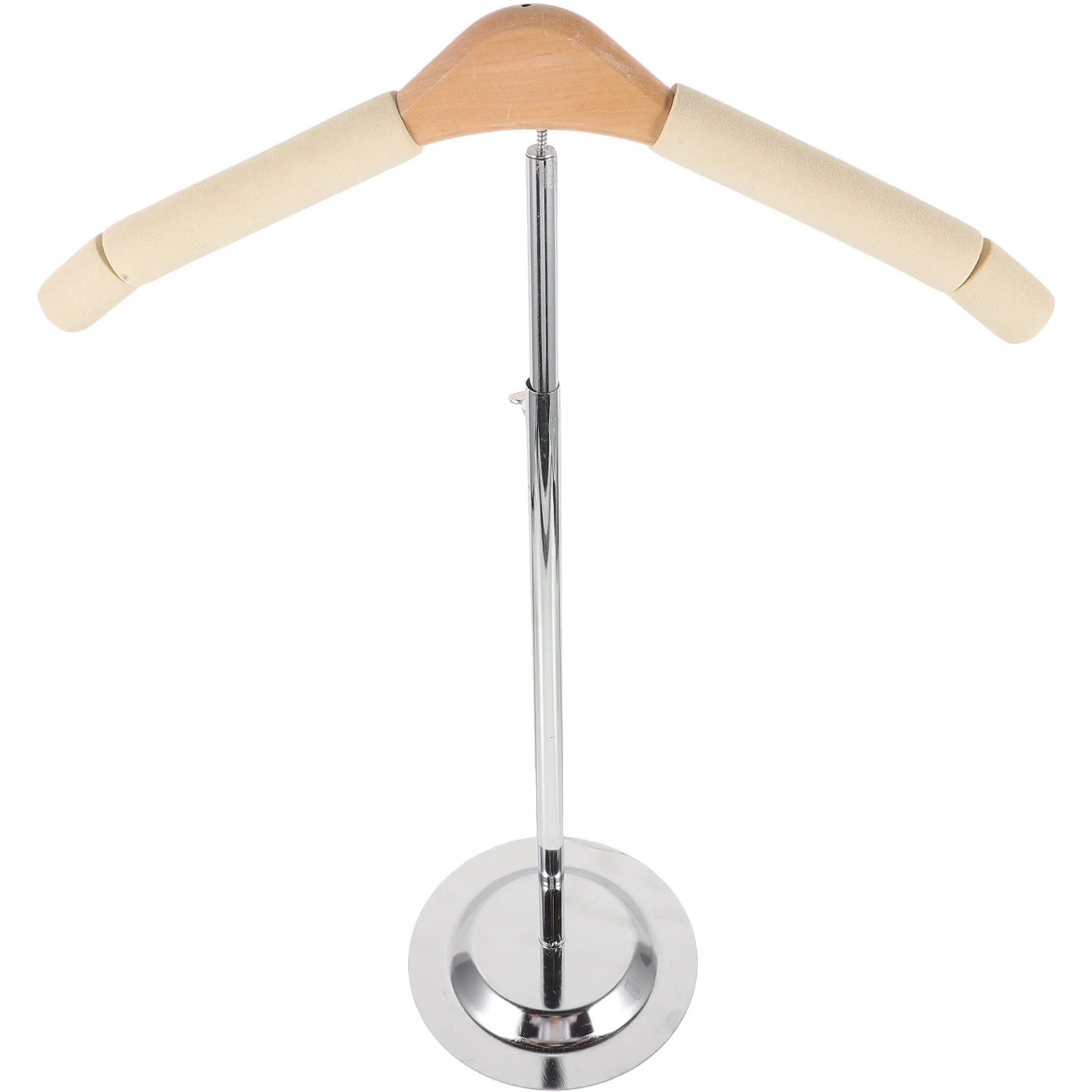 

Coat Rack Stand T Shirt Display Flexible Shoulder Stand Shirt Rack Portable Hanging Clothes Rack Metal Clothes Hanger