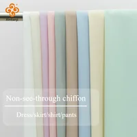 1/3/5 Meters Non-see-through Chiffon Fabric Summer Drape Cloth Clothing Lining Ladies Skirt Women Dress DIY Sewing Fabric