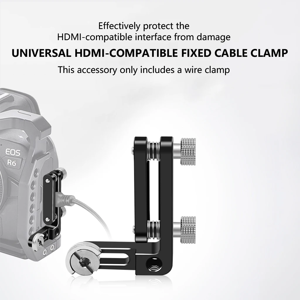Universal Kamera Käfig Kabel Clip Draht Lock Clamp Halterung für Sony Canon Nikon Fuji DSLR Monitor Viode Fotografie Kabel Organizer – Detail 1