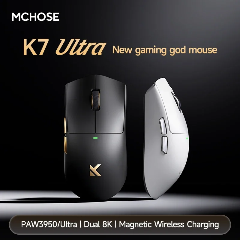 mchose k7 ultra 8000hz対応 楽天市場】MCHOSE K7 Ultra ゲーミングマウス ワイヤレス 8Kドングル