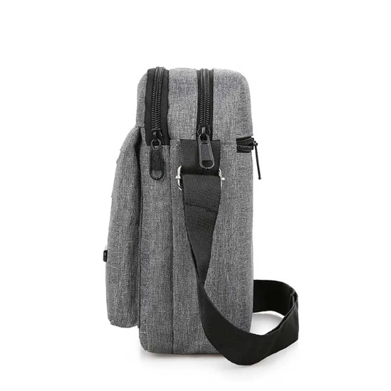 Men's Sport Canvas Crossbody Bag Versatile Adjustable Suitable for Business and Casual Wear Perfect for Travel Handbags Bolsa