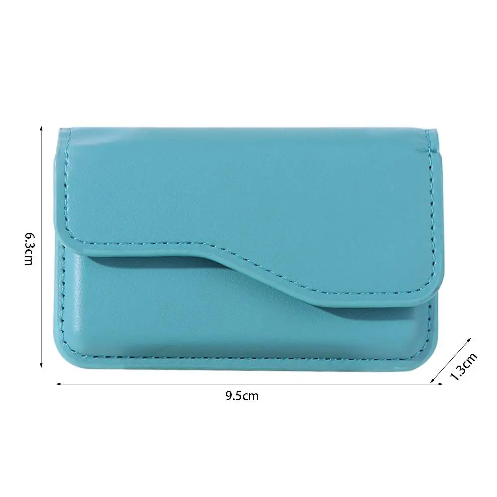 Sleek Magnetic PU Leather Flip Wallet & Card Holder