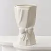 Bowknot Ceramic Vase Ceramic Decorative Branches Vase Creative Desktop Flower Bow Vase Decoration Bouquet Vase For Bookshelf 3
