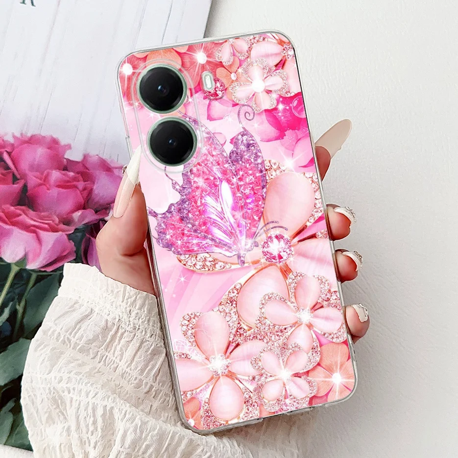 Stylish Painted Clear Silicone Soft TPU Phone Case Cover Shell Coque