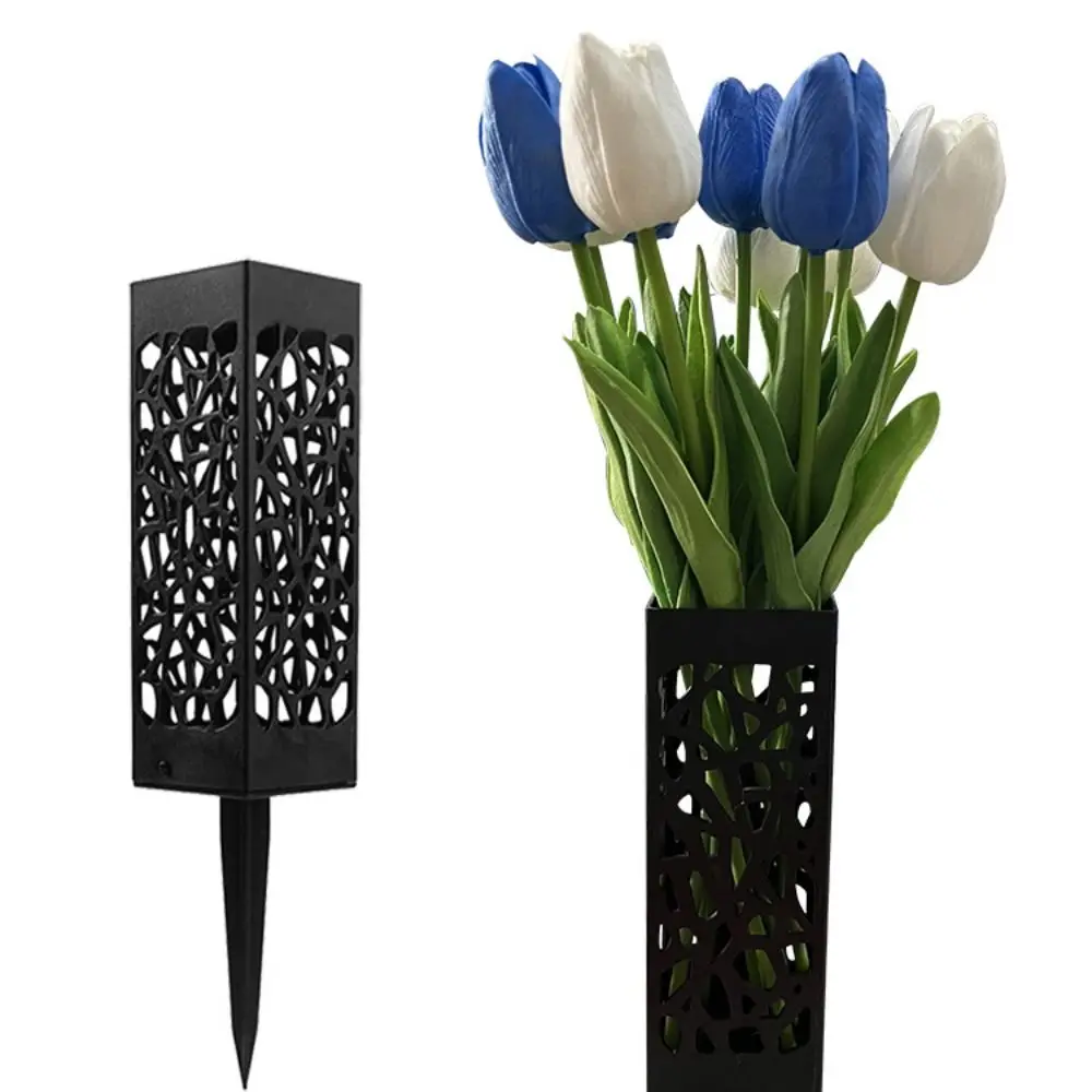 

Outdoor Hollowed Out Tomb Sweeping Lawn Cemetery Ancestor Worship Flower Basket Floral Containers Vase Flower Holder