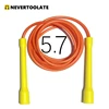 Long CC handle 15cm robust anti break easy hold beginner soft pvc jump rope skip freestyle elevate excersise fitness 1
