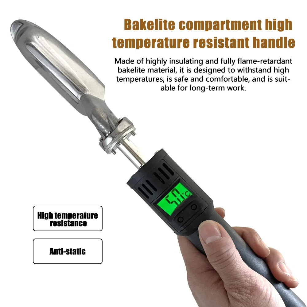 Hot Portable Mini Iron Adjustable Temperature Electric Soldering Ironing Machine For Leather Clothes & Shoes With High Temp Tabe