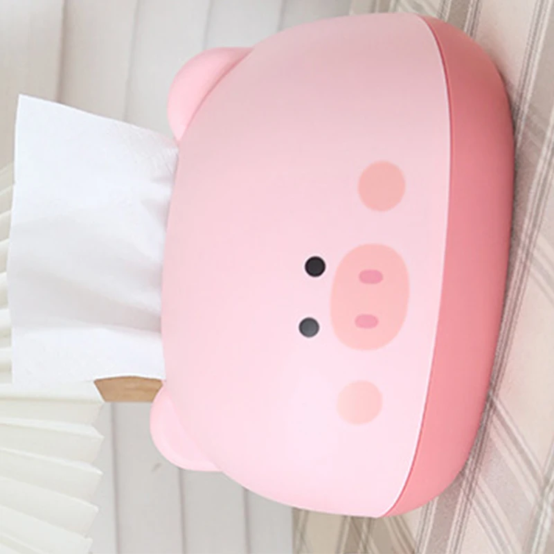 Card cute home living room tissue box simple creative desktop hygiene roll paper storage box waterproof paper box 4