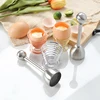 Egg Topper Eggshell Cutter Stainless Steel Egg Cracker Opener Remover Egg Opener Egg Cup Multipurpose Egg Tool Kitchen Gadget 2