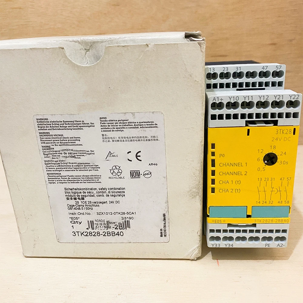 Nuovo Per Modulo Relè Di Sicurezza Siemens 3Tk2828-2Bb40 24V In Scatola