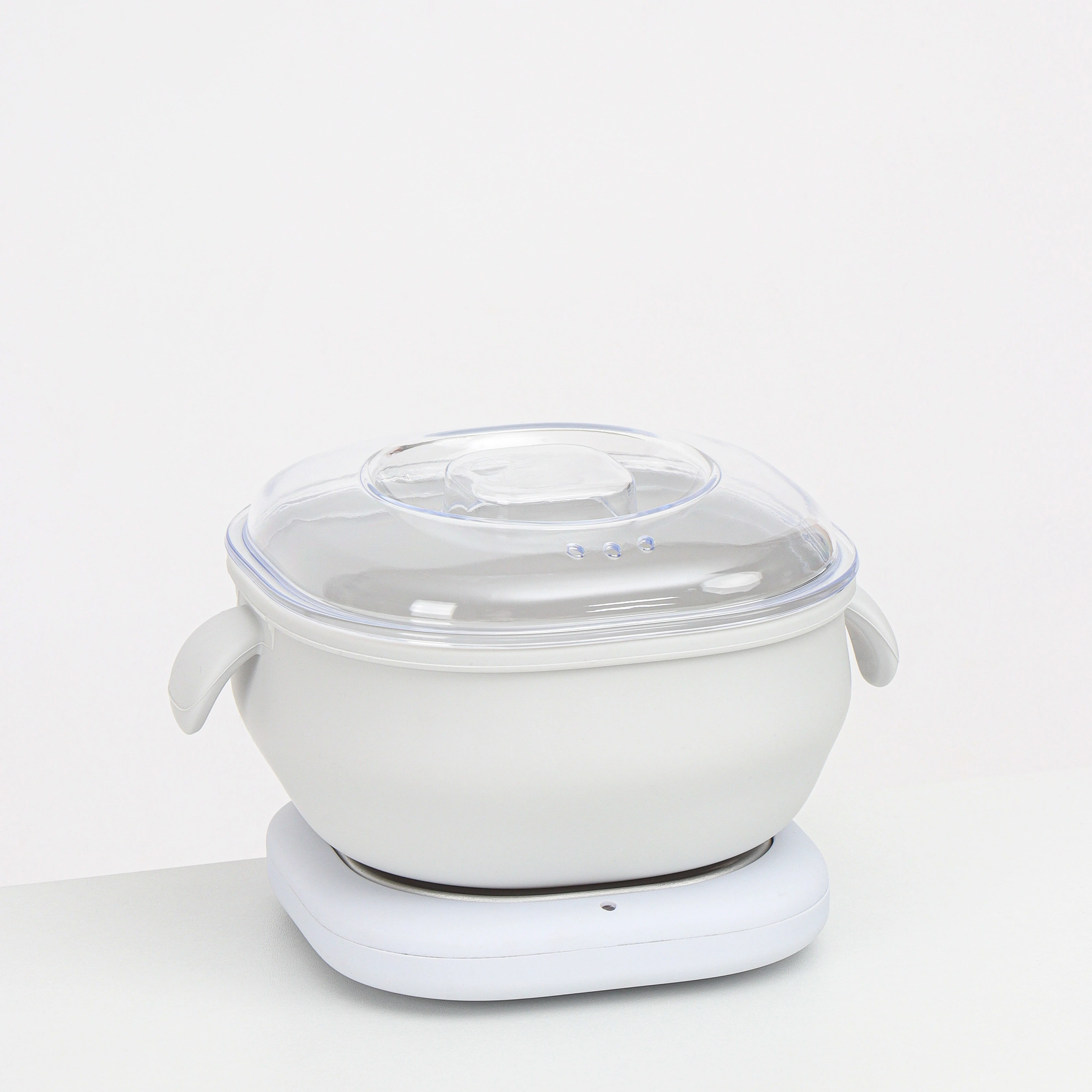 Professional Portable Mini Silicone Waxing Bowl Foldable Manual Wax Heater with Pro-Wax Warmer Body Hair Removal It Plugs Type