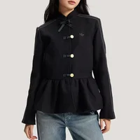 Adidas Originals 2026new Veste tricotée pour femme, décontractée, ample, douce, chaude, streetwear, manteau d'extérieur KR5068 1