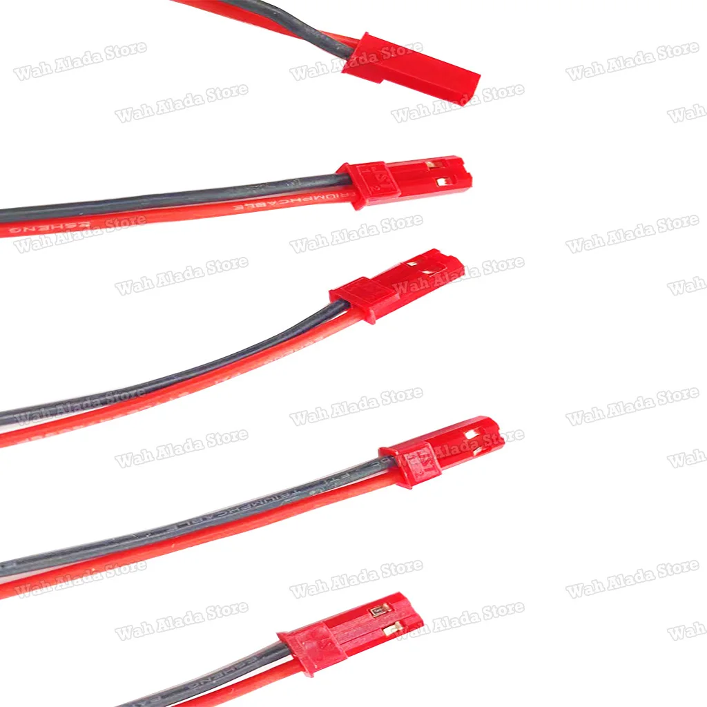 5Pcs RC 150mm JST Männlich Weiblich Stecker Stecker Verlängerung Draht Kabelbaum für RC Modell Auto Flugzeug JST 2-Pin Stecker Harness Teile – Detail 6