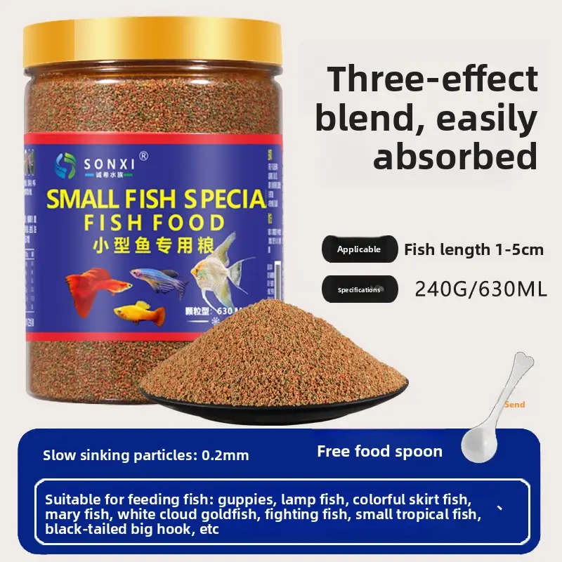 SONXI Nano Fish Food - Premium Micro Pellets for Guppies, Endler's Livebearers, Rasboras & Small Tetras - Image 9