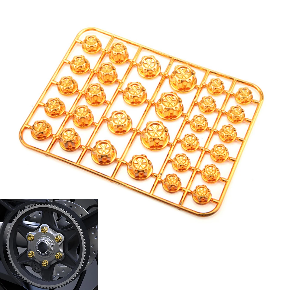 30PCS Universal Motorcycle Screw Cap Decorative Molding For KTM 