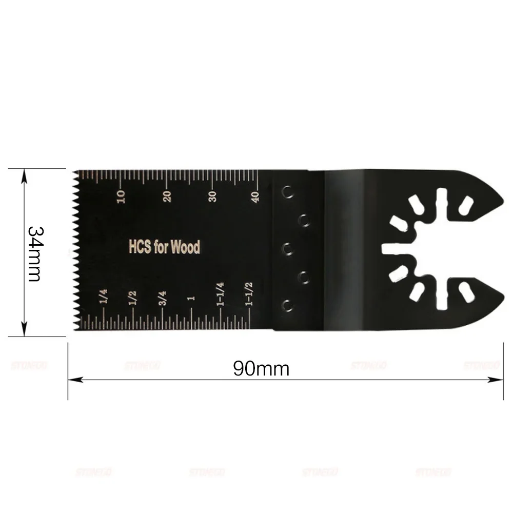 탄소강 34mm 굵은 절단용 톱날 바이메탈 스트레이트 목재 혼합 다기능 전동 공구 키트