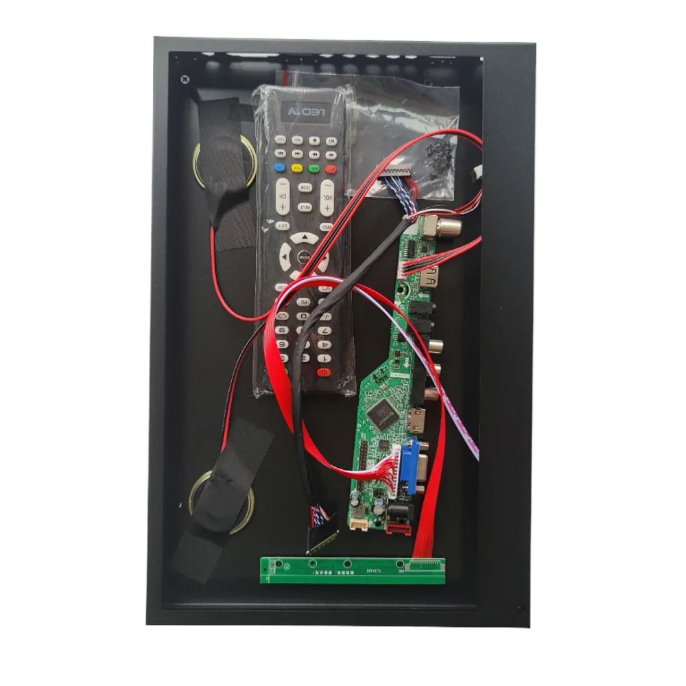 Controller Board e Alumínio Alloy Metal Case Painel Back Cover Box Kit Fit para Lp140wh4 14 1366×768 Tela Lcd Vga Compatível com Hdmi tv