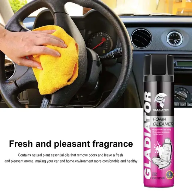 Car Interior Foam Cleaner Spray Powerful Decontamination Leather Seat Foam  Cleaning Auto Maintenance Tool 100ML 5-1Packs - AliExpress