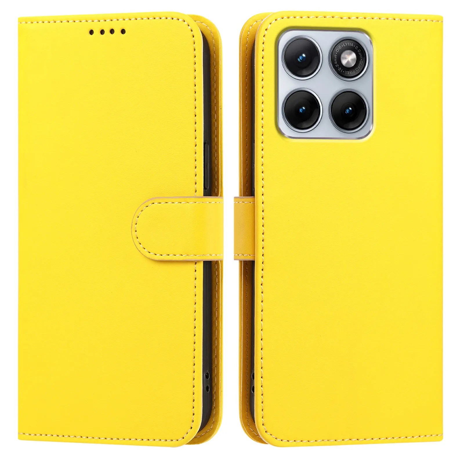 Premium PU Leather Flip Wallet Case with Card Slots Cover