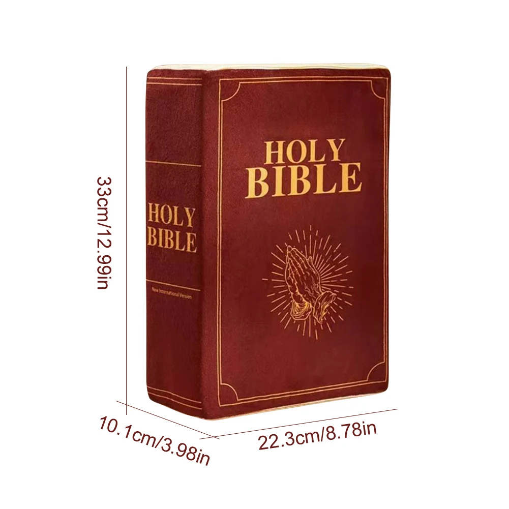 Bible Pillow Book Plush That Opens Holy Bible Pillow Plush for Kids Adults Christian Gifts 6