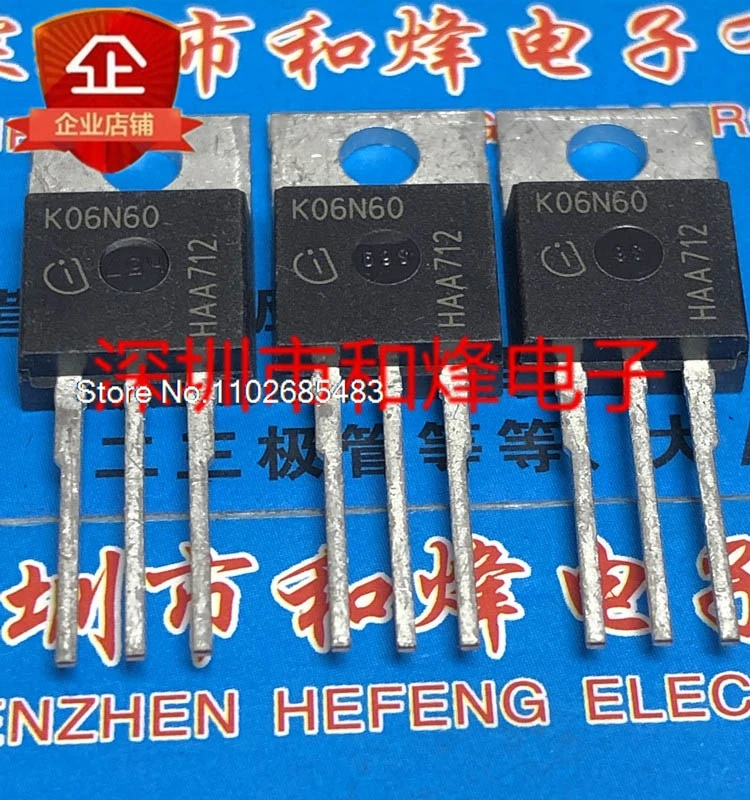 

(5PCS/LOT) K06N60 SKP06N60 TO-220 MOS 600V 6A