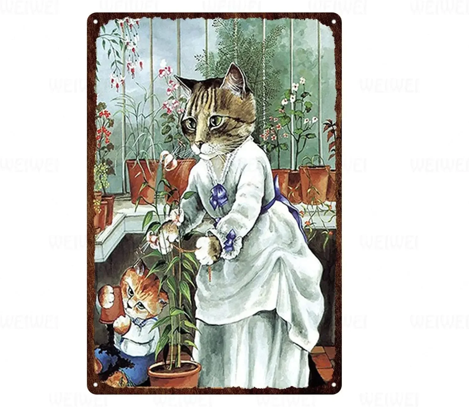 

Cat Dog Tin Signs Animal Metal Poster Wall Pet Shop Home Bar Pub Decor Wall Sticker Retro Vintage Plate