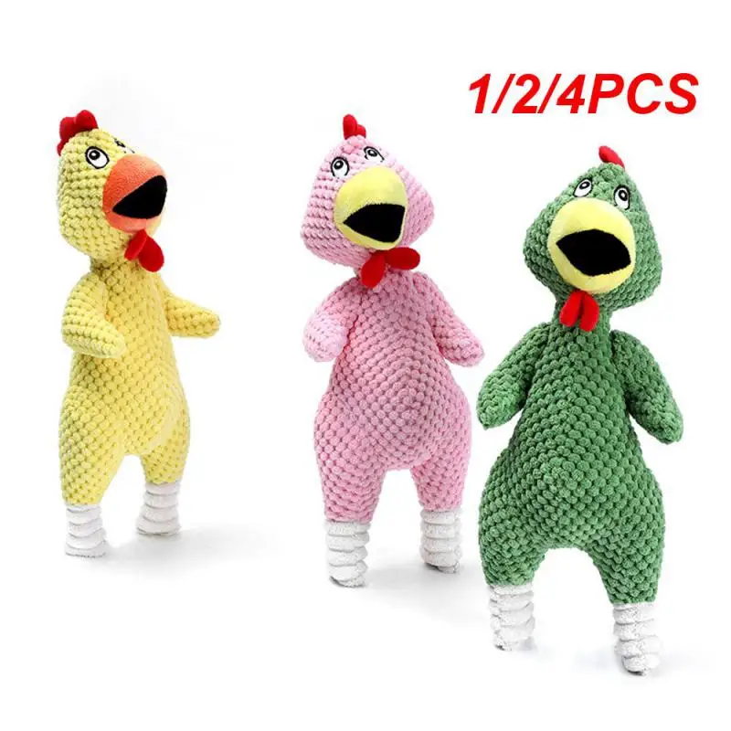 

1/2/4PCS Plush Animals Shape Pet Dog Chew Dinosaur Toys for Dogs Squeaky Small Big Dog Toy Clean Teeth Puppy Supplies juguetes