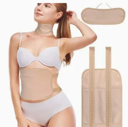 Organic Cotton Castor Oil Pack Wrap for Full Body Detox with Adjustable Strap (2pcs)