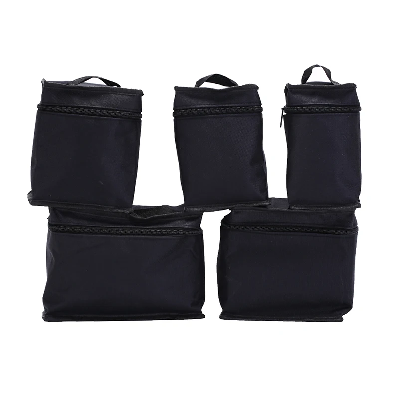 Stationery Storage Box Zipper Folding Art Markers Zipper Canvas Storage Pencil Bag Hold Markers Pen