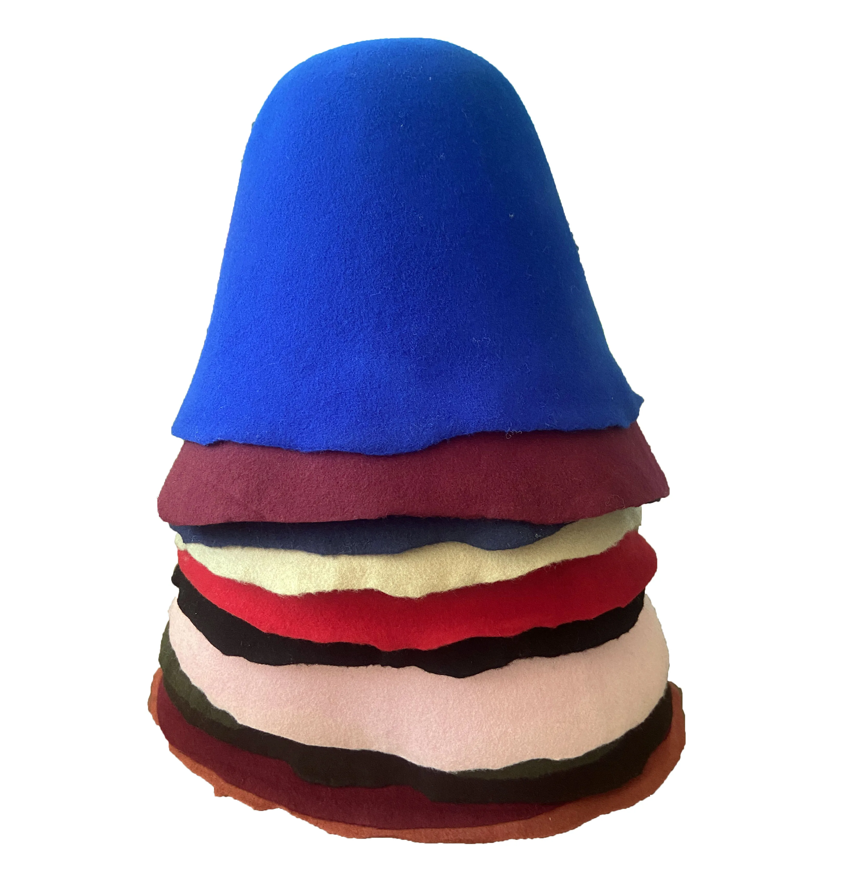 Wool Felt Bucket Hat Man Woman Unisex Cone Body Millinery Hat Body Base Fascinators Block Hood bucket hat wool hat fashion hat