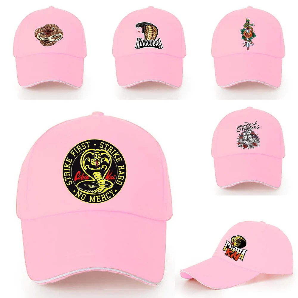 

Fashion Cobra Series Printing Golf Baseball Cap Summer Ladies Travel Visors Hats Autumn Adjustable Outdoor Sports Cotton Sun Hat