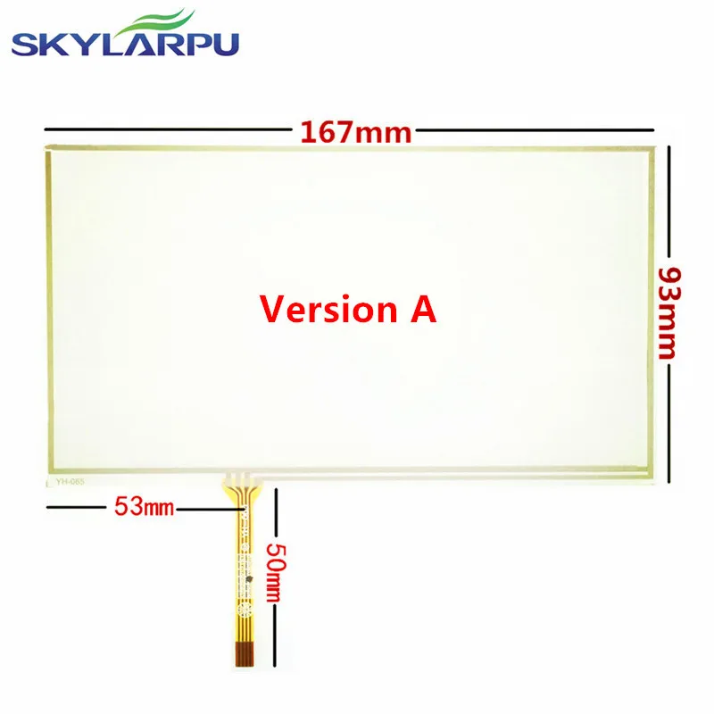Skylarpu-handwriting External Touch Screen Panel Car Dvd Navegação Novo 6.95 167 mm x 93 mm Tm070rdh01 C070vw03