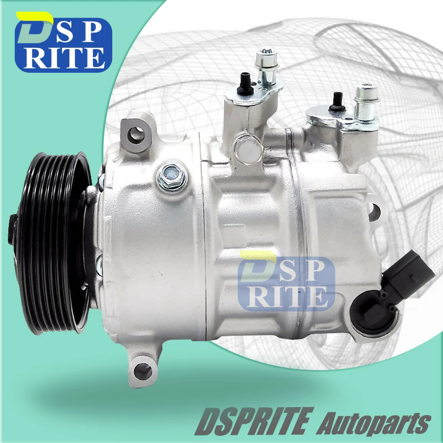 Compressore Ac Muslimb 1 K0820803 Per Volkswagen Passat Cc 2.0L 2009/70-16 Eos 2007/70-16 Muslimexmuslimatexmuslimah
