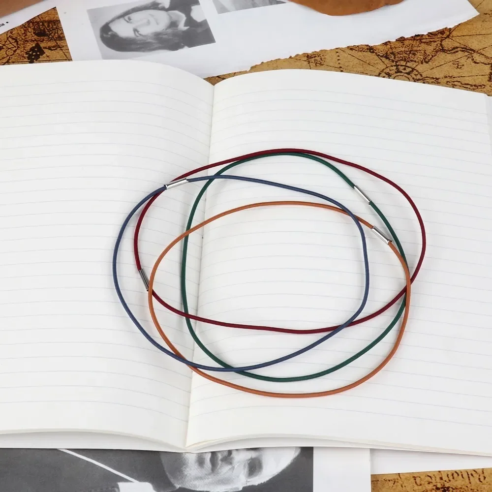 10 Pieces a Set Spare Rubber Band Leather Notebook Accessory for Travelers Notebook Repair Elastic String Bungee Cord 3