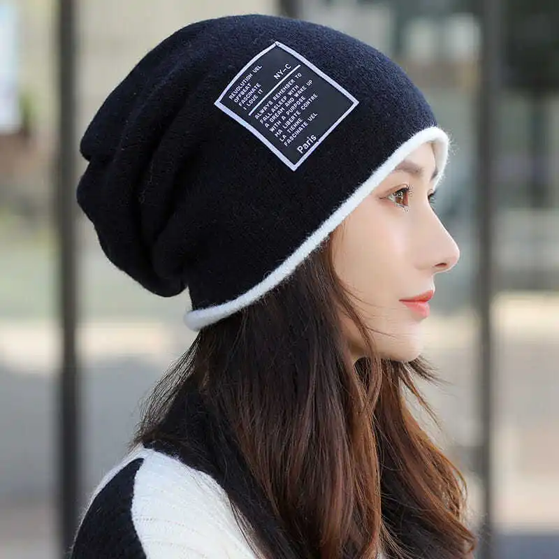 New Korean Wool Knitted Caps Women | Winter Hat Women Beanie