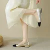 Genuine Leather Round Toe Ballet Flats Fashion Concise Women's Shoes Mixed Colors Casual Flats Luxury Brands Designer Soft Shoes 6
