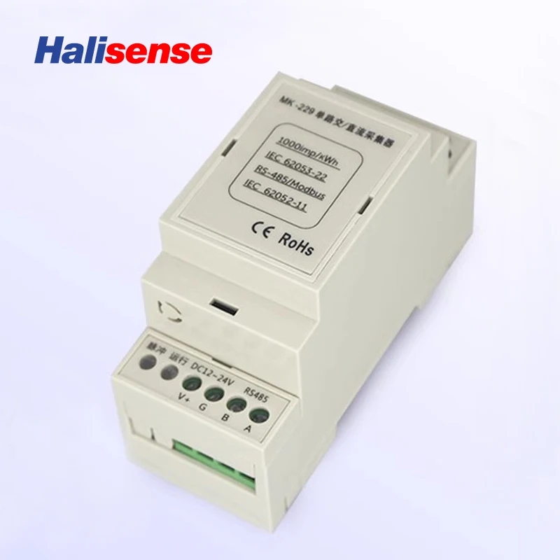 RS485 Modbus Single-channel AC/DC Power Meter Voltage Current Power Energy Acqui