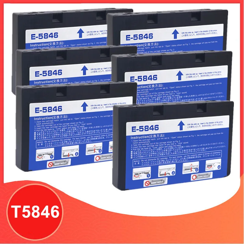 

Compatible Ink Cartridge For T5846 T-5846 E-5846 For Epson PictureMate PM200 PM240 PM260 PM280 PM290 PM225 PM300 Printer