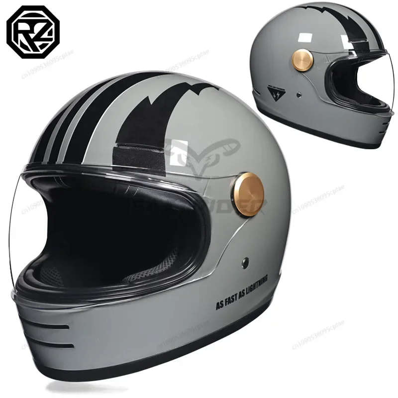 ���ο� ORZ ������� ��� Cascos Para Motos Hombres Retro Full Face Dot ���� ����Ŭ�� ĸ