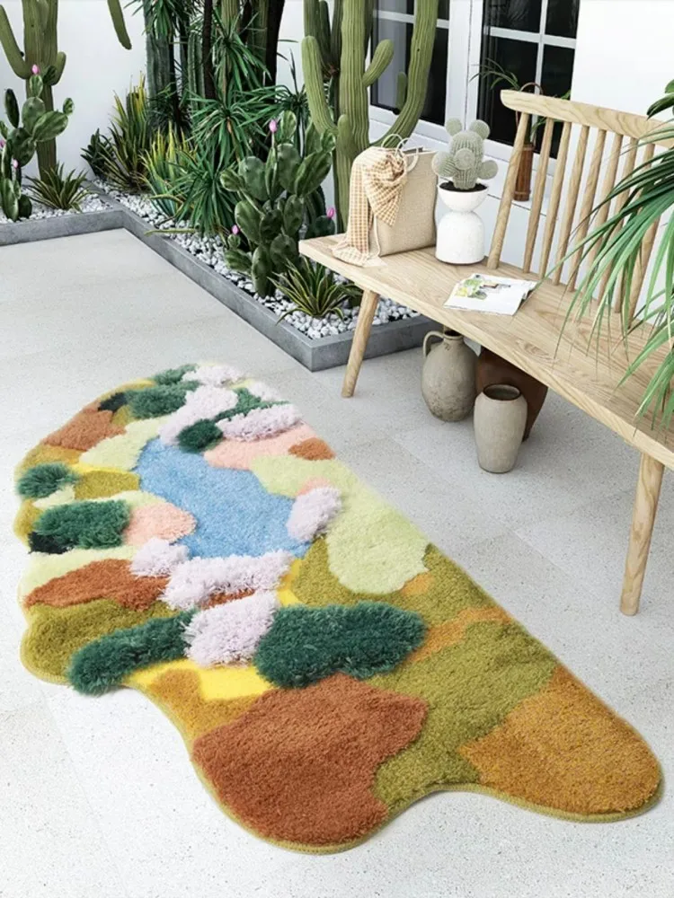 Handtufted Rug, Landscape Rug, Moss Rug, 3D Carpet, Forest Floor Tufted  Rug, Handmade Unique Area Rug