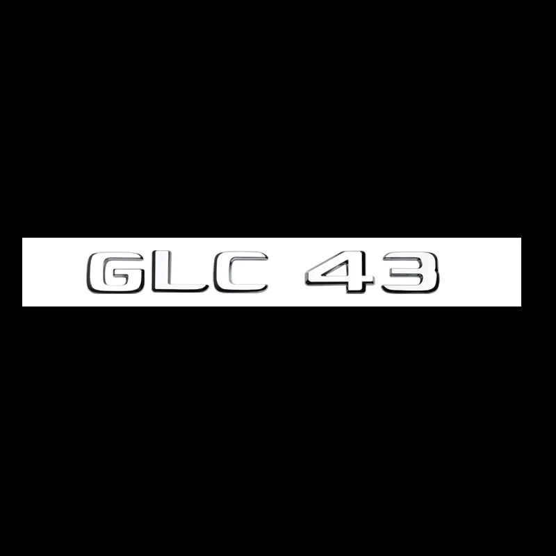 Mercedes Benz Silver Black AMG V8 BITURBO 4MATIC Emblem Badges