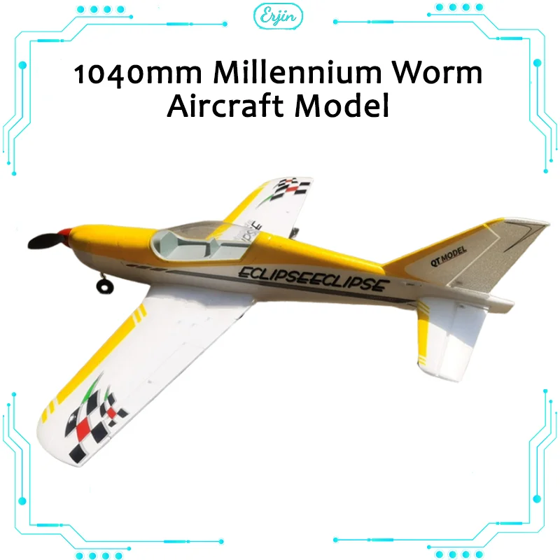 1040Mm Wingspan Insect Sports Trainer Epo Fixed Wing Electric Remote-Controlled Aircraft Model Training Aircraft Hk