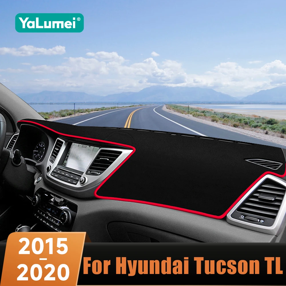 Für Hyundai Tucson TL Auto Dashboard Vermeiden Licht Pad Instrument Plattform Abdeckung Teppiche Zubehör