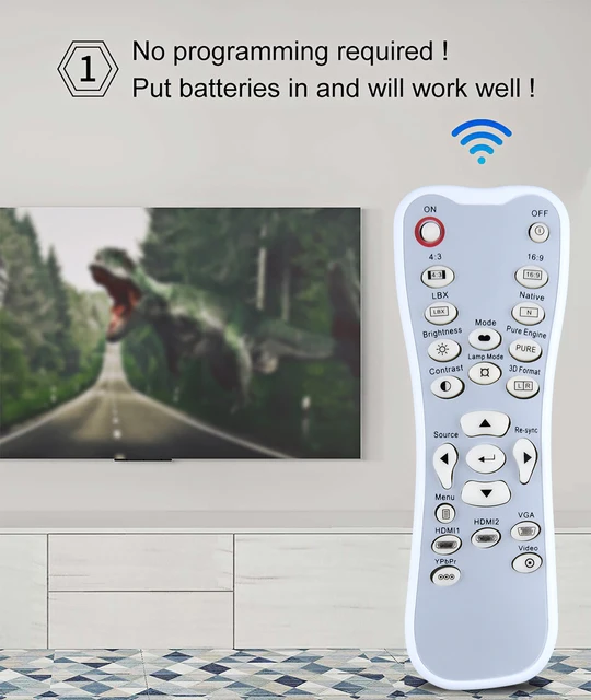  AIDITIYMI Replace Remote Control fit for Optoma