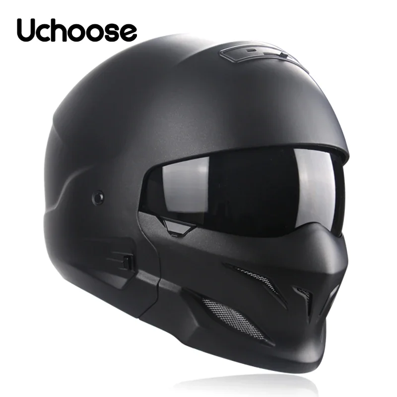 

Hot Sales Scorpion Helmet Detachable Multi-purpose Combination Helmet Motorcycle Locomotive Personality Half Predator Helmets