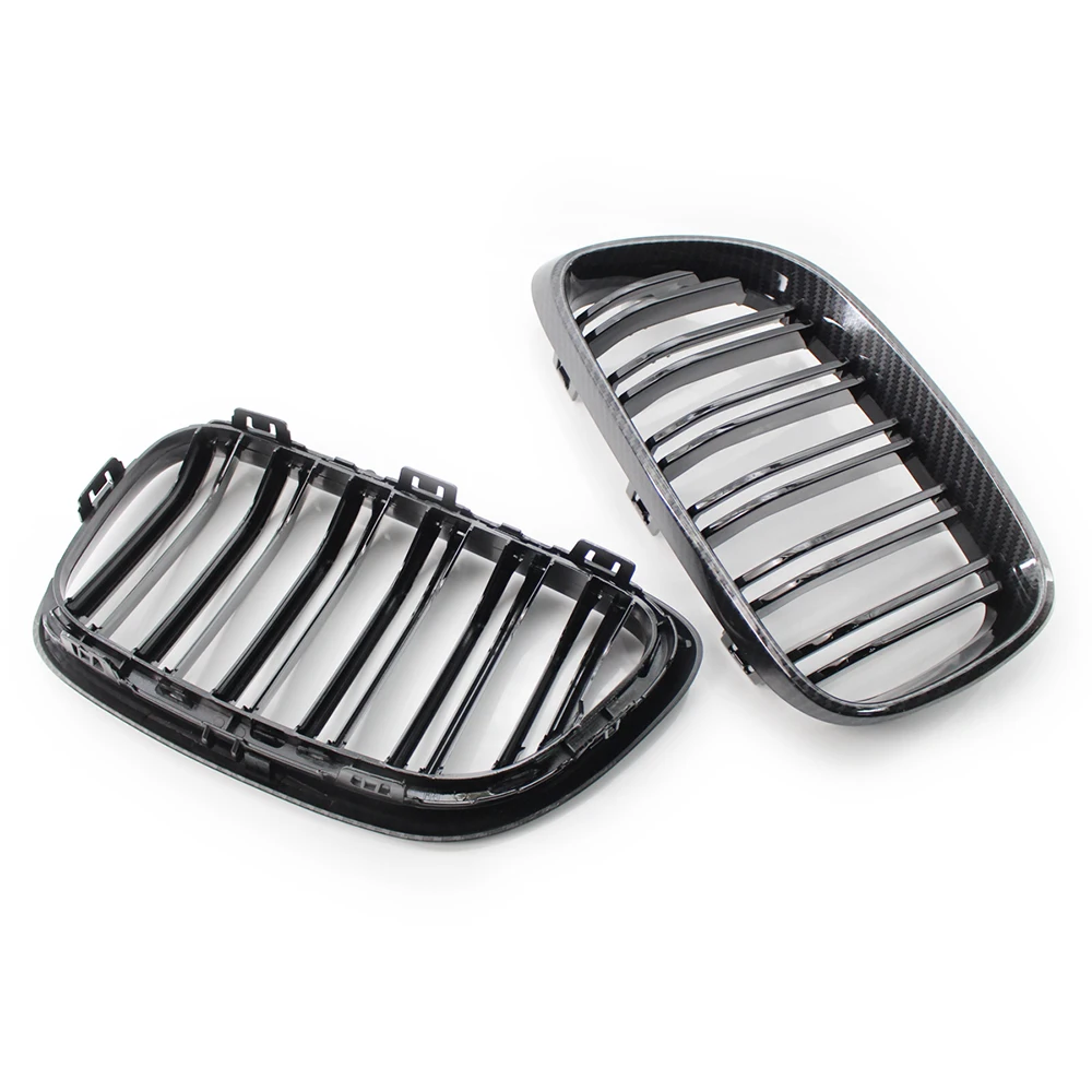 Garniture Calandre Carbone Pour BMW M3/M4 G80/G82/G83 2021+ - Noir Brillant, Adhésif, 1 An Garantie