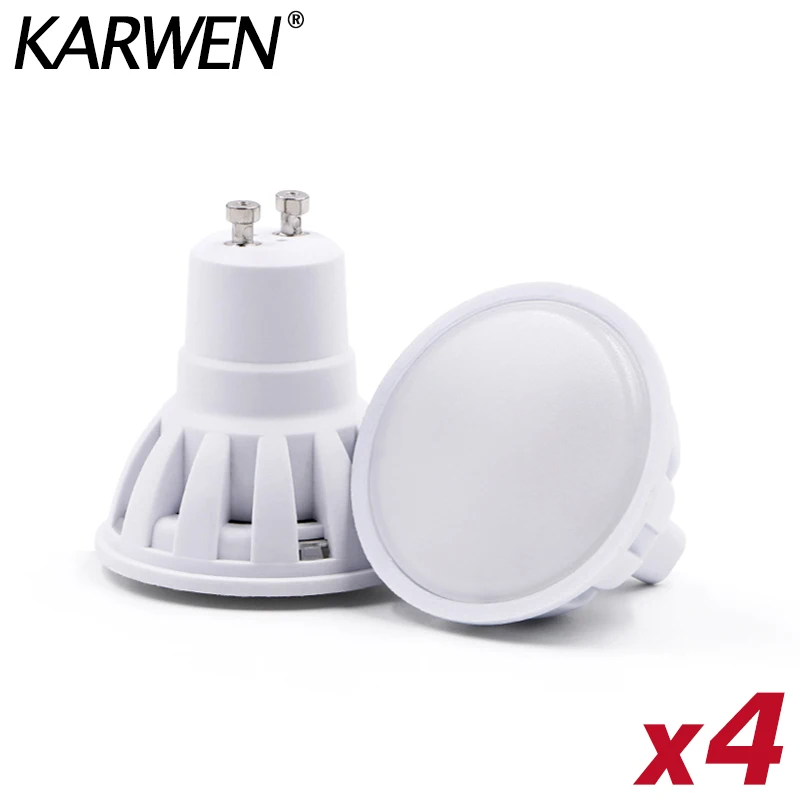 

4pcs/lot MR16 GU10 LED Bulb 3W 220V Bombillas LED Lamp Spotlight 2835SMD Lampara Spot Light Chandelier Lighting
