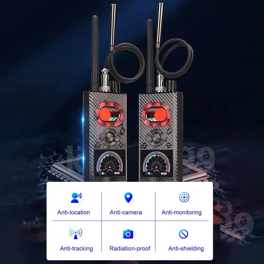 Anti Spy Camera Detector Radio Frequency Signal Wireless Camera Lens GPS Scanning Detector Multifunctional Detection Tool