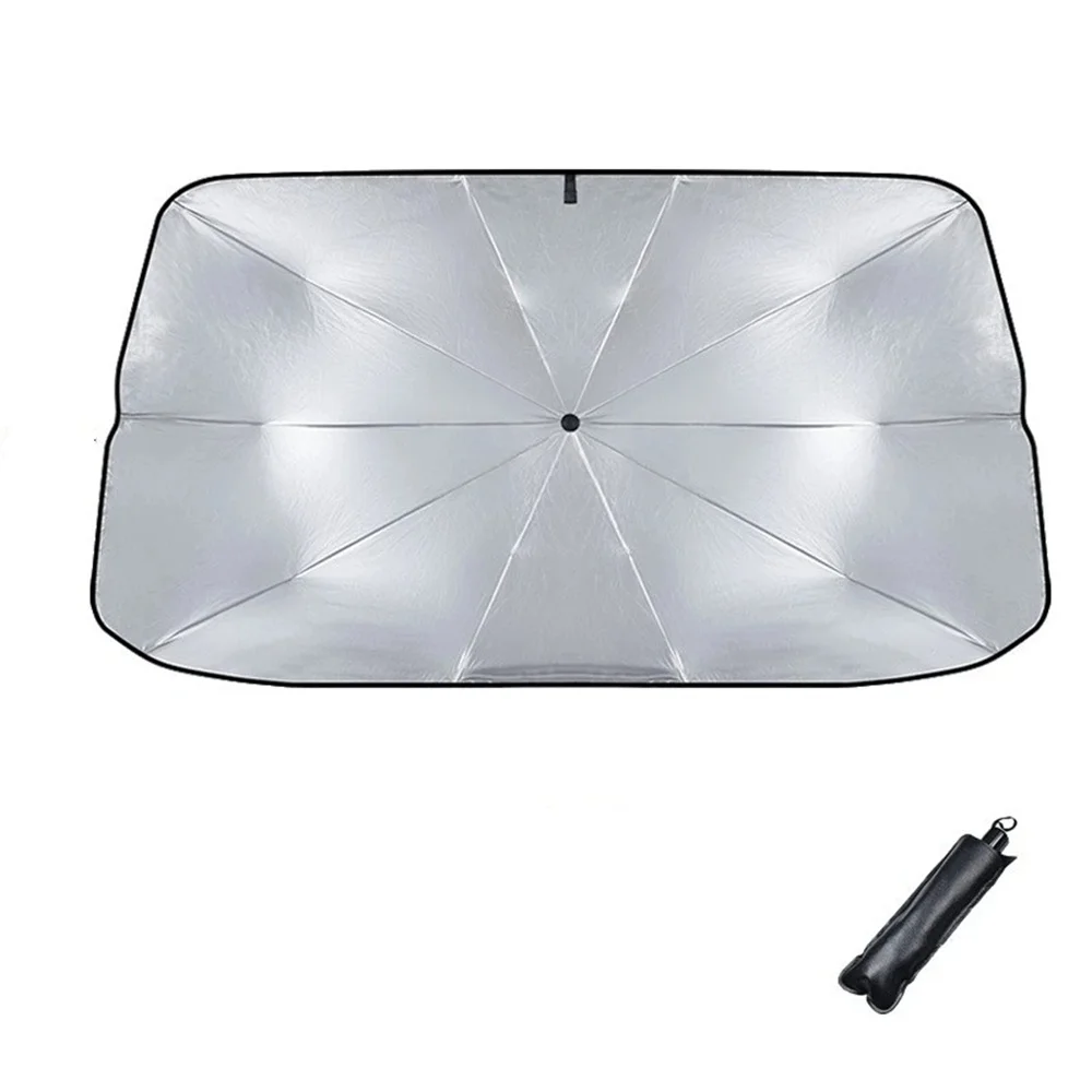 Premium UV Protection Foldable Car Sunshade Umbrella